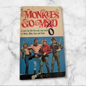 The Monkees Go Mod 1967 Paperback Mad Nostalgia Band Micky Mike Davy Peter